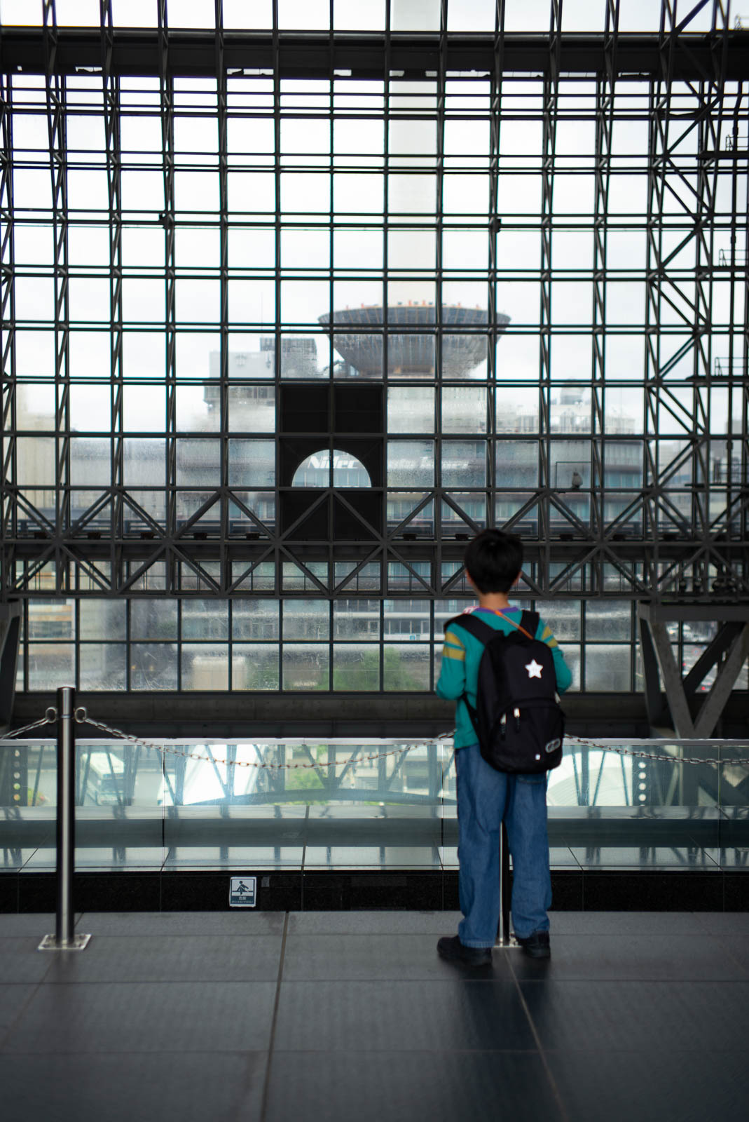 京都駅で